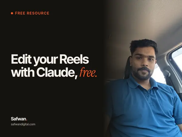 Free Claude skill for editing Reels
